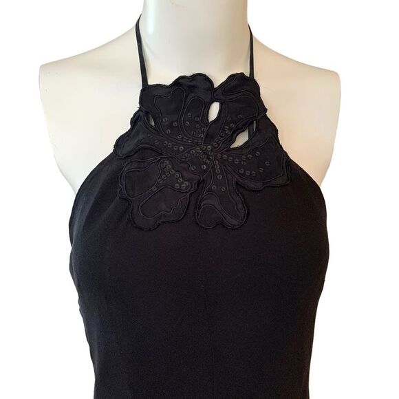 Banana Republic Silk Halter Neck LBD - Picture 3 of 7